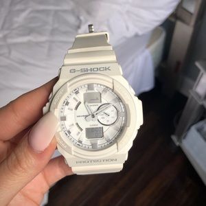 White G Shock Watch